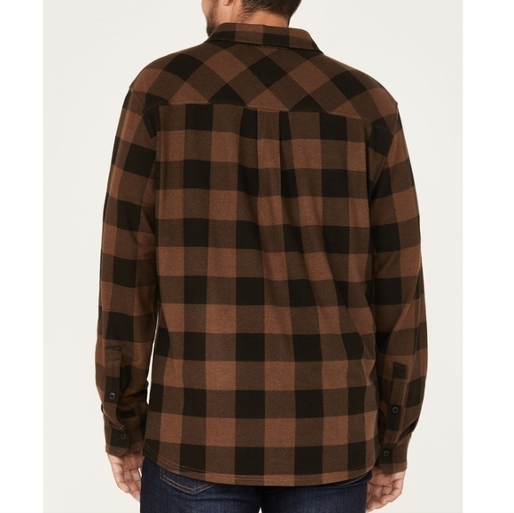 Brothers and Sons Men's Jacquard Plaid Button Down Western Shirt - Picture 4 of 12